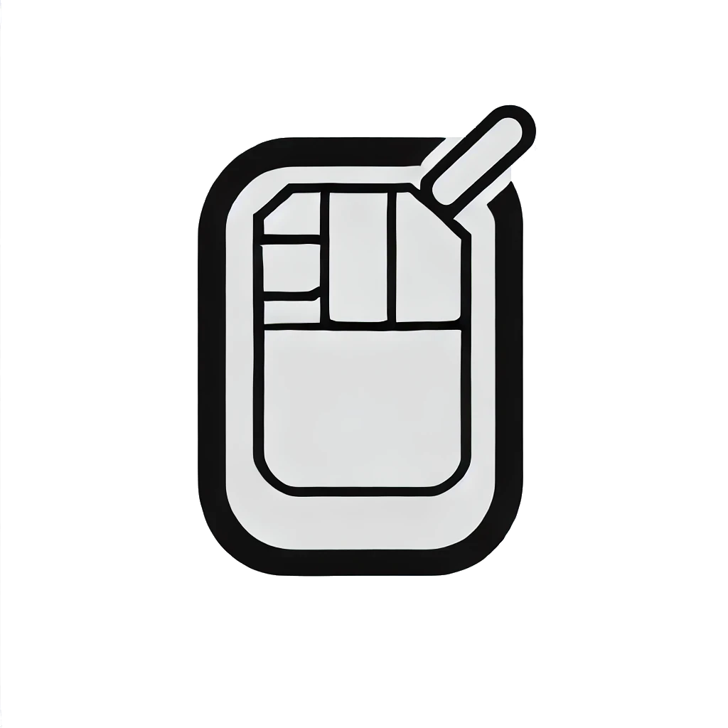 support SIM ou bouton coulissant